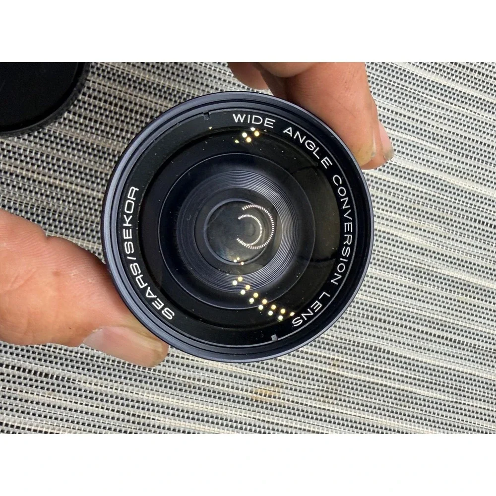 Sears‎ Sekor Wide Angle Telephoto Conversion Lens Set for Auto 500 Case Japan